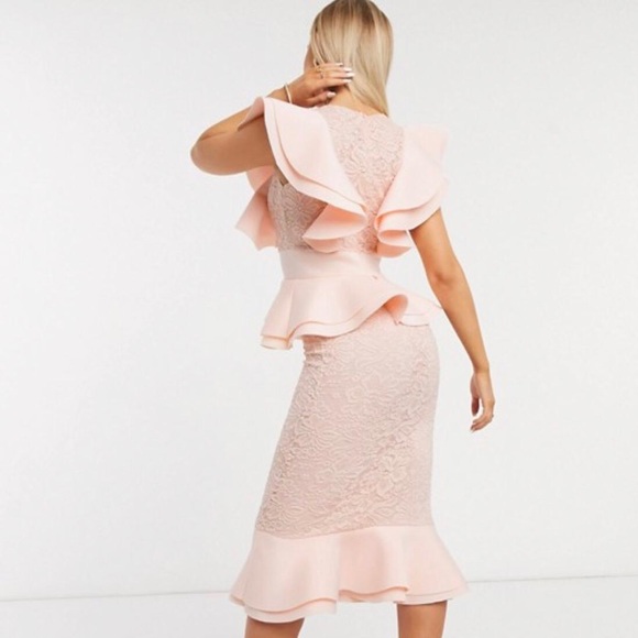 scuba midi dress - Picture 5 of 6